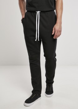 Мъжко черно долнище от органичен памук Urban Classics Low Crotch 