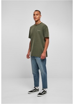 Мъжка широка тениска в цвят маслина Urban Classics Oversized Tee 