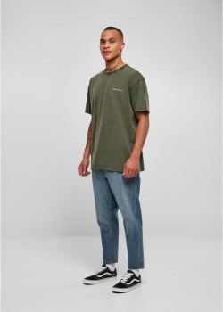 Мъжка широка тениска в цвят маслина Urban Classics Oversized Tee 