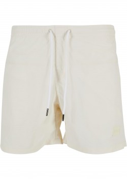 Мъжки плувни шорти в цвят екрю Urban Classics Block Swim Shorts