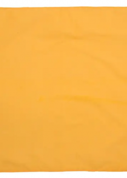 Бандана кърпа за глава Bandana Blank изчистена в тъмножълт цвят