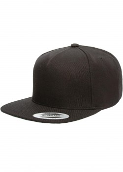Шапка с козирка Premium 5-Panel Snapback Cap black/black one size