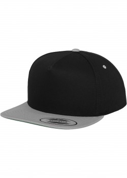 Шапка с козирка Classic 5 Panel Snapback blk/silver one size