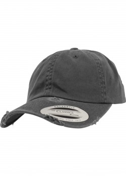 Шапка с козирка Low Profile Destroyed Cap darkgrey one size