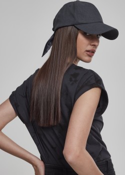 Шапка с козирка Satin Bow Dad Cap darkgrey one size