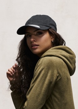 Шапка с козирка Peached Cotton Twill Dad Cap black one size