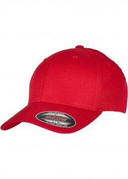 Шапка с козирка Flexfit Organic Cotton Cap red S/M