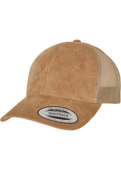 Шапка с козирка Suede Leather Trucker Cap khaki one size