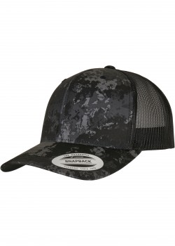 Шапка с козирка YP Classics? Veil Camo? Retro Trucker Cap poseidon black one size