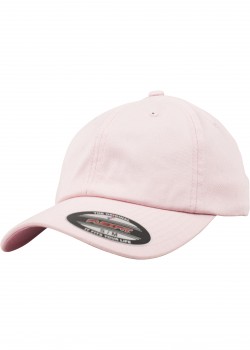 Шапка с козирка Flexfit Cotton Twill Dad Cap pink S/M