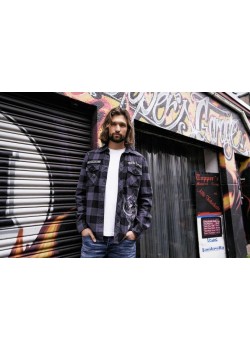 Карирана мъжка риза Motörhead