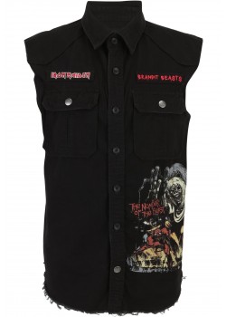 Винтидж риза без ръкави Iron Maiden NOTB