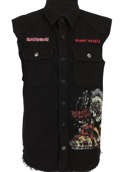Винтидж риза без ръкави Iron Maiden NOTB