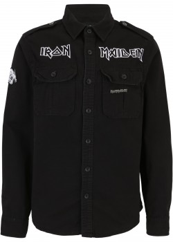 Винтидж риза с дълъг ръкав Iron Maiden