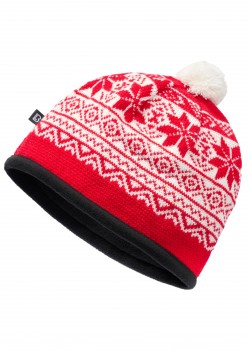 Зимна шапка Snow Cap red one size