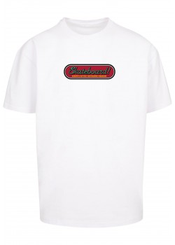 Тениска овърсайз The Skateboard Magazin Cover No 11 Oversize Tee white XXL