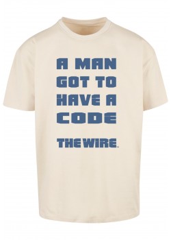 Тениска овърсайз The Wire A Man Heavy Oversize Tee sand XXL