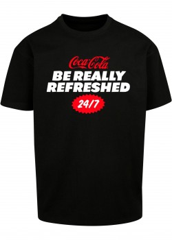 Тениска Coca Cola Refreshed Oversize Tee black XXL