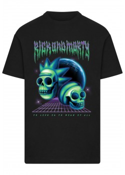 Тениска Rick & Morty Skull Tee black XXL