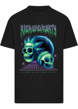Тениска Rick & Morty Skull Tee black XXL