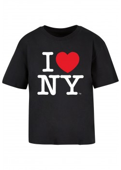 Тениска Ladies I Love NY Tee black XXL