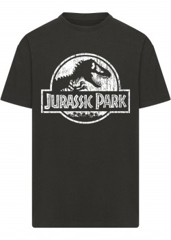 Тениска Jurassic Park Distressed Logo Oversize Tee black XXL