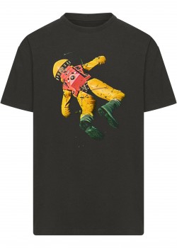 Тениска A Space Odyssey Astronaut Oversize Tee black XXL