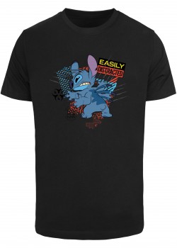 Тениска Lilo & Stitch Easily Distracted Tee black XXL