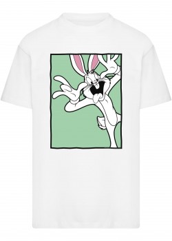 Тениска Looney Tunes Funny Face Oversize Tee white XXL