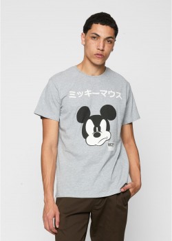 Тениска Mickey Japanese Tee heather grey XXL