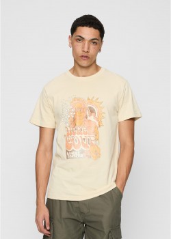 Тениска Lenny Kravitz Tee sand XXL