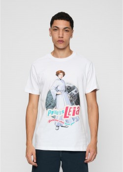 Тениска Star Wars Leia Logo Tee white XXL