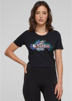 Тениска Ladies Disney 100 Bambi Tee black XXL