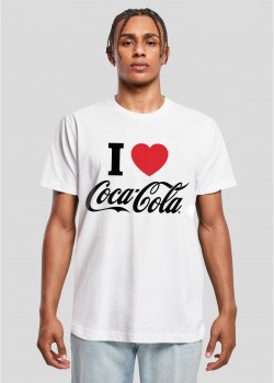 Тениска Coca Cola I Love Coke Tee white XXL