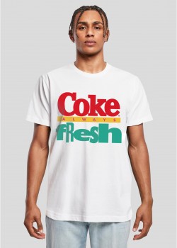 Тениска Coca Cola 90's Logo Tee white XXL