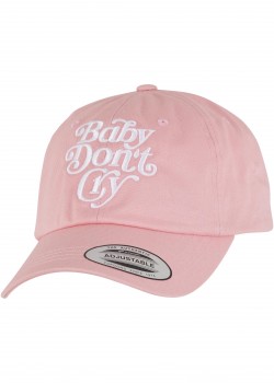 Шапка с козирка Upscale Baby don't Cry Dad Cap pink one size