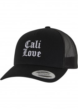 Шапка с козирка Cool Cali Love 5-Panel Retro Trucker Cap black one size