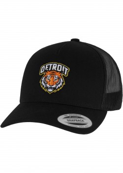 Шапка с козирка Detroit Tiger Head Patch 5-Panel Retro Trucker Cap black one size
