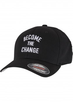 Шапка с козирка Become The Change Wording Wooly Combed Cap black S/M