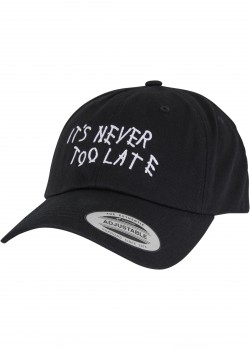 Шапка с козирка Never Too Late Dad Cap black one size