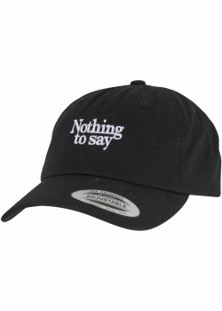 Шапка с козирка Nothing To Say Wooly Combed Cap black one size