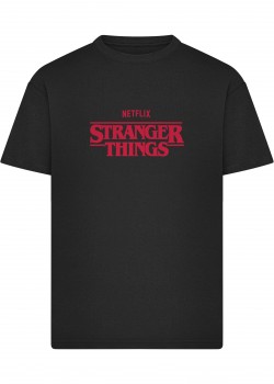 Тениска Stranger Things Rewatch Loose Tee black XXL
