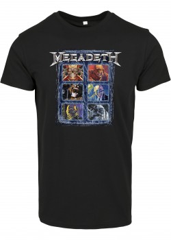 Тениска Megadeth Heads Grid Tee black XXL