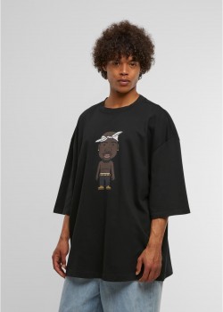 Дамска тениска LA Sketch Huge Tee black XXL