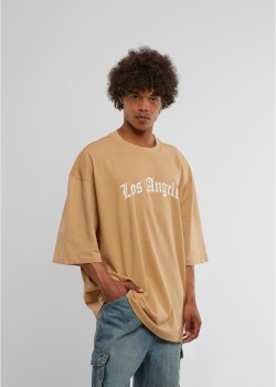 Тениска Los Angeles Wording New Huge Tee unionbeige XL