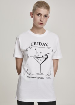 Дамска тениска Ladies F-Word Tee white XS