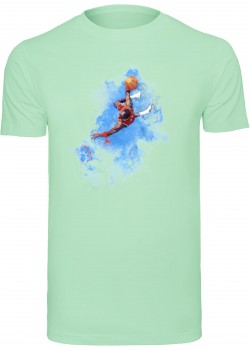 Тениска Basketball Clouds Tee neo mint XL
