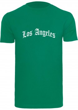 Тениска Los Angeles Wording Tee forest green L