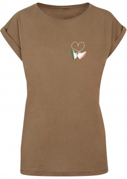 Дамска тениска Ladies Kicks Love Extended Shoulder Tee olive XXL