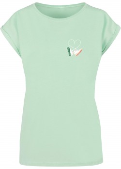 Дамска тениска Ladies Kicks Love Extended Shoulder Tee neo mint M